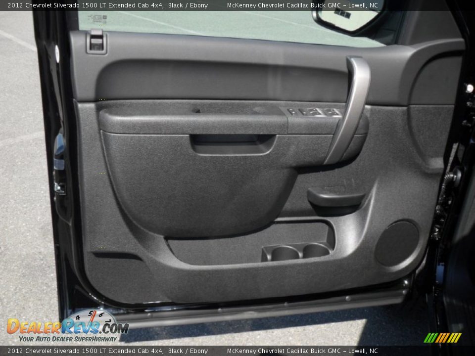 2012 Chevrolet Silverado 1500 LT Extended Cab 4x4 Black / Ebony Photo #9