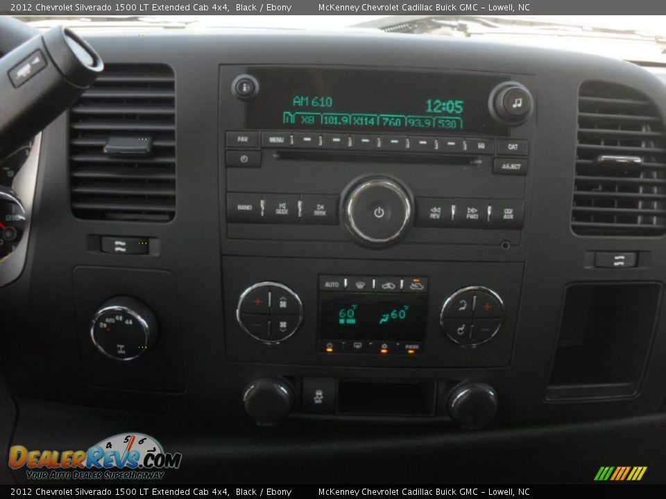2012 Chevrolet Silverado 1500 LT Extended Cab 4x4 Black / Ebony Photo #11