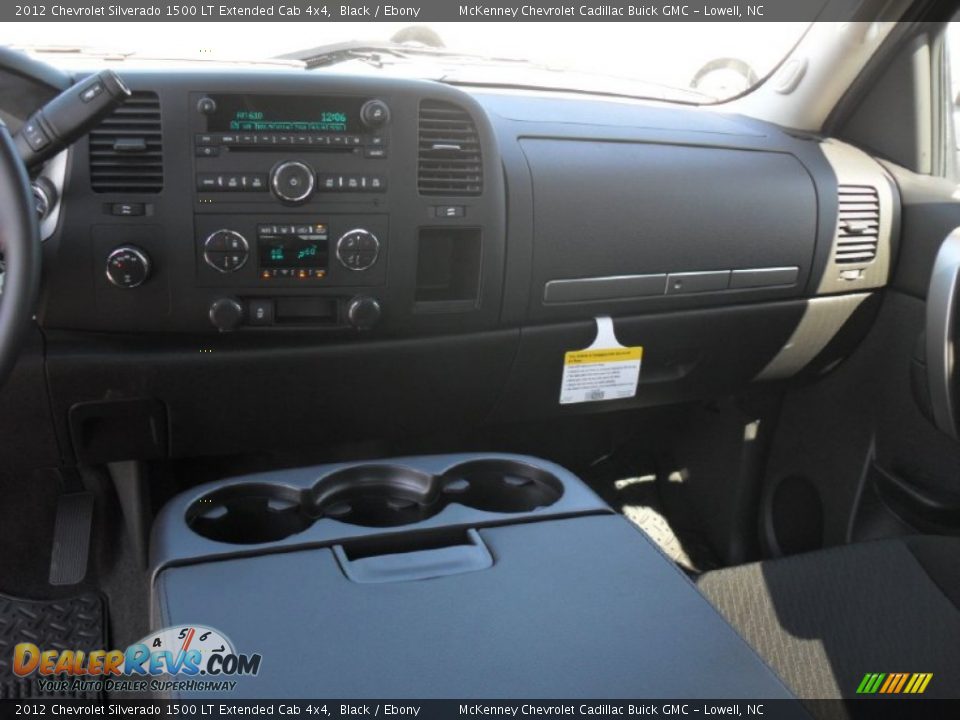 2012 Chevrolet Silverado 1500 LT Extended Cab 4x4 Black / Ebony Photo #16