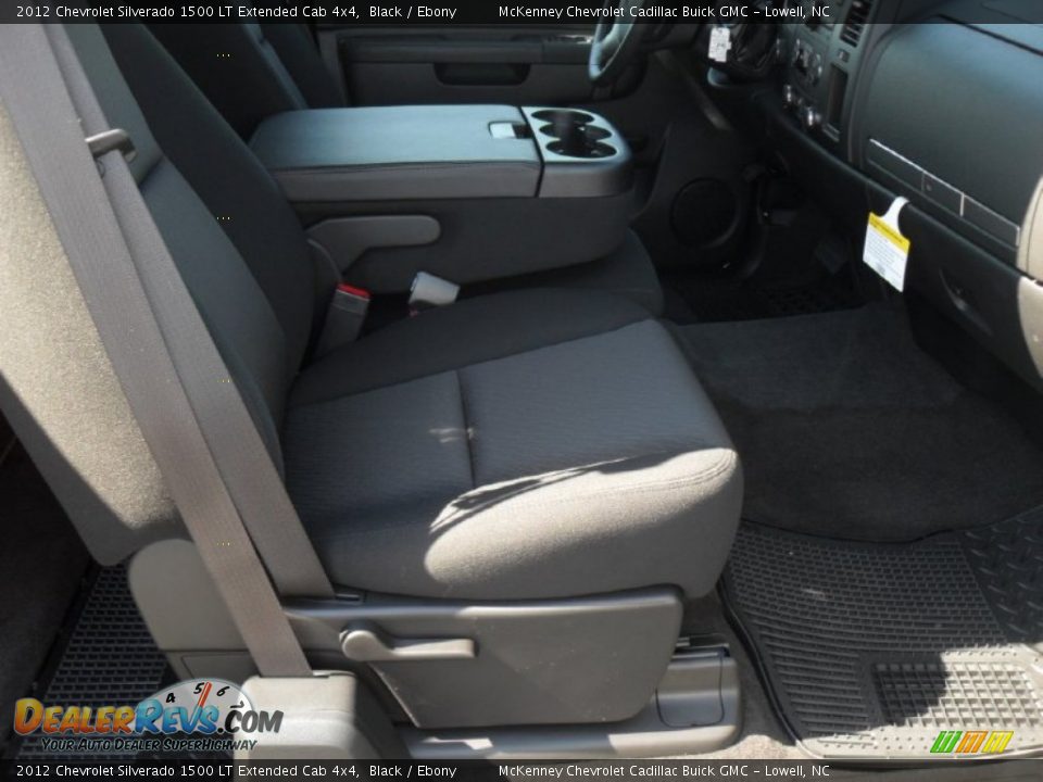 2012 Chevrolet Silverado 1500 LT Extended Cab 4x4 Black / Ebony Photo #19