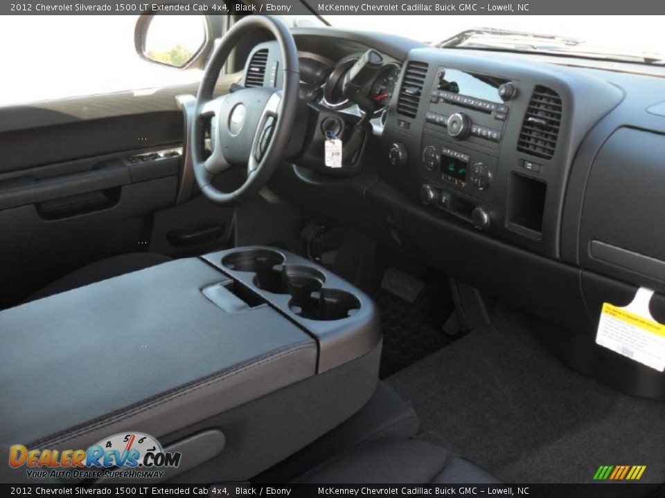 2012 Chevrolet Silverado 1500 LT Extended Cab 4x4 Black / Ebony Photo #20