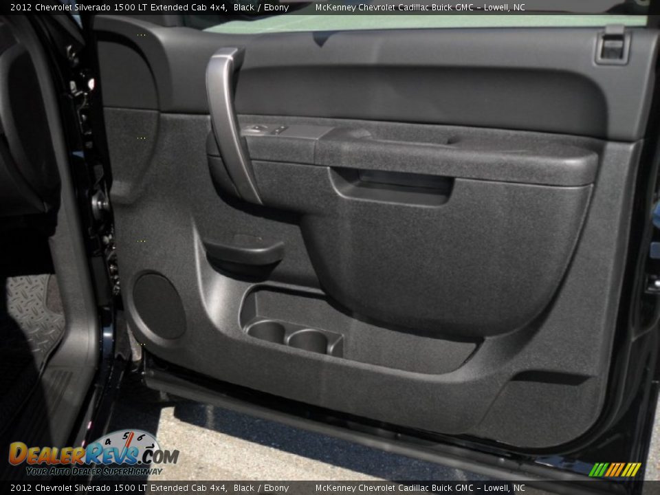2012 Chevrolet Silverado 1500 LT Extended Cab 4x4 Black / Ebony Photo #21