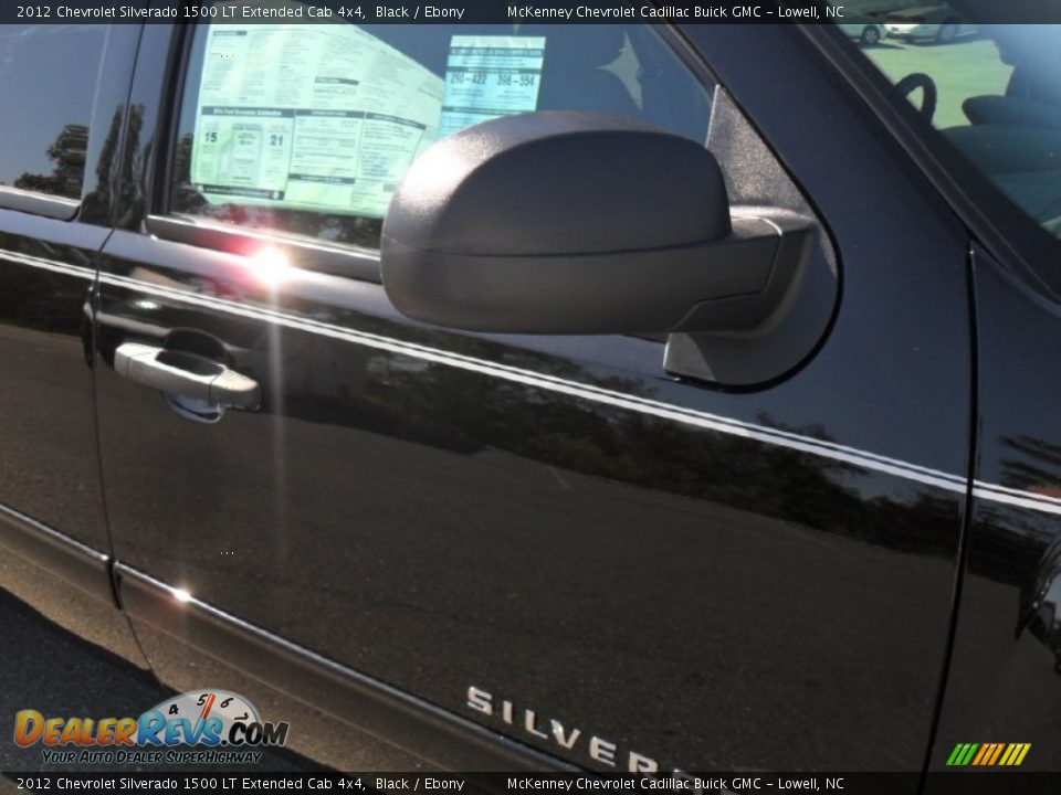 2012 Chevrolet Silverado 1500 LT Extended Cab 4x4 Black / Ebony Photo #22
