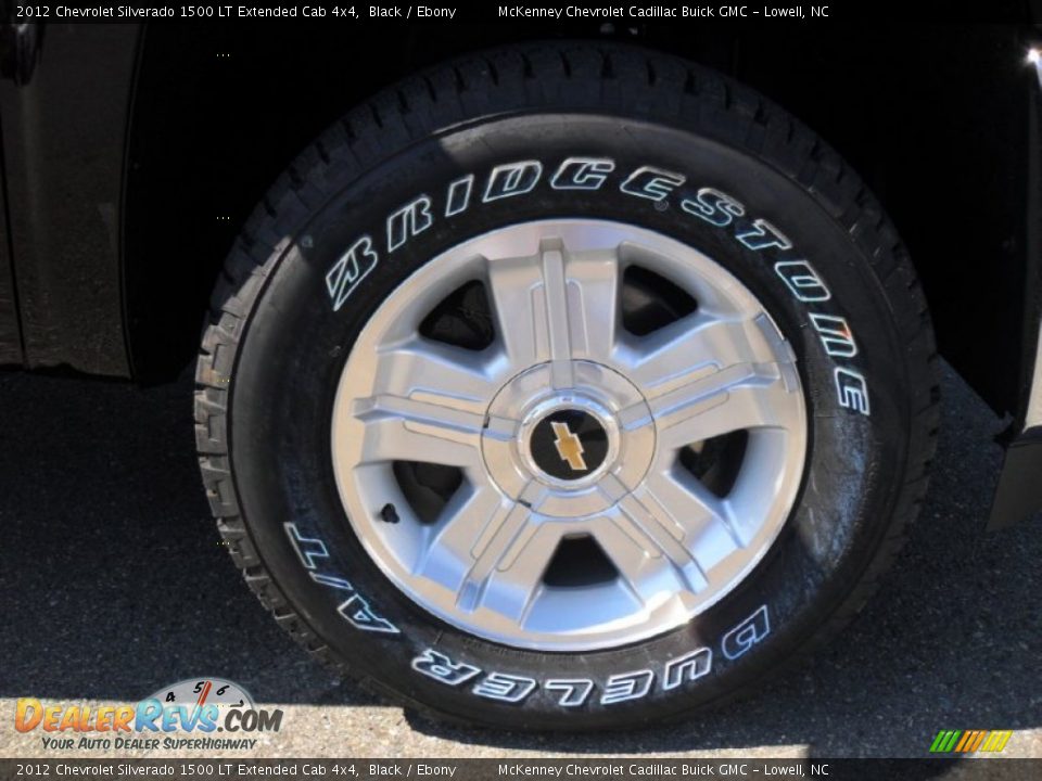 2012 Chevrolet Silverado 1500 LT Extended Cab 4x4 Black / Ebony Photo #23
