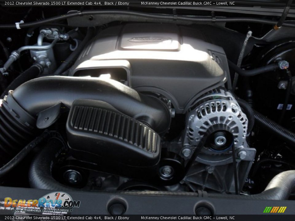2012 Chevrolet Silverado 1500 LT Extended Cab 4x4 Black / Ebony Photo #24