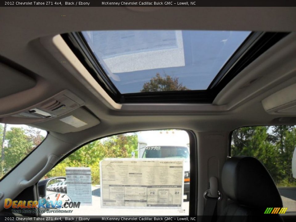 Sunroof of 2012 Chevrolet Tahoe Z71 4x4 Photo #9