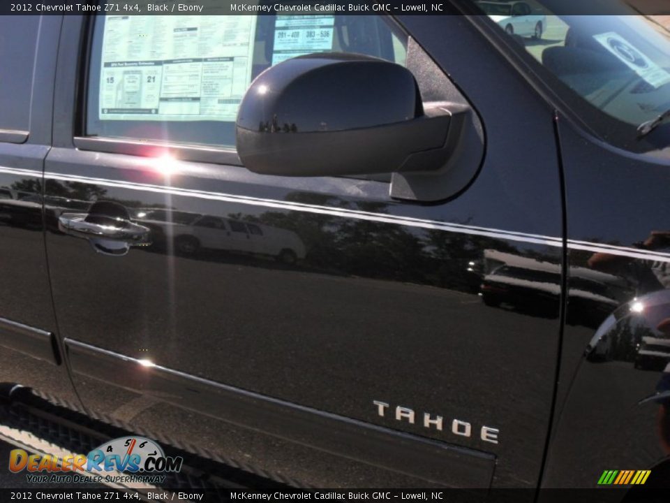 2012 Chevrolet Tahoe Z71 4x4 Black / Ebony Photo #24
