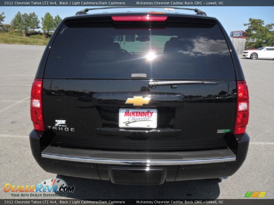 2012 Chevrolet Tahoe LTZ 4x4 Black / Light Cashmere/Dark Cashmere Photo #3