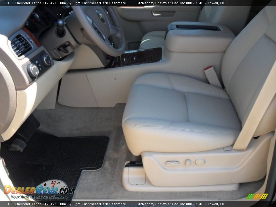 Light Cashmere/Dark Cashmere Interior - 2012 Chevrolet Tahoe LTZ 4x4 Photo #7