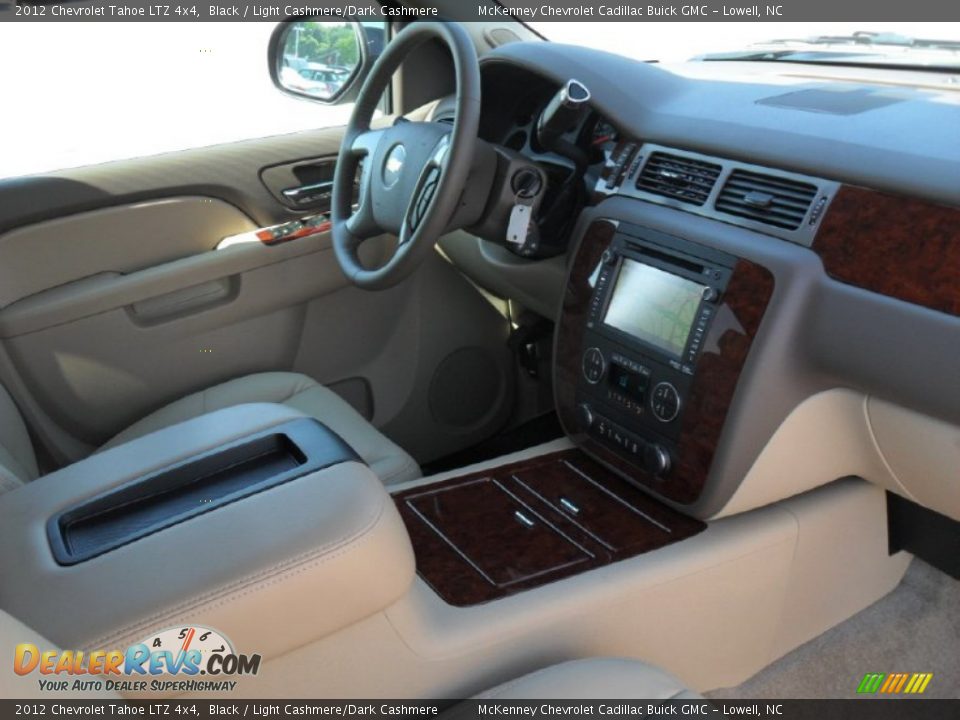 2012 Chevrolet Tahoe LTZ 4x4 Black / Light Cashmere/Dark Cashmere Photo #21