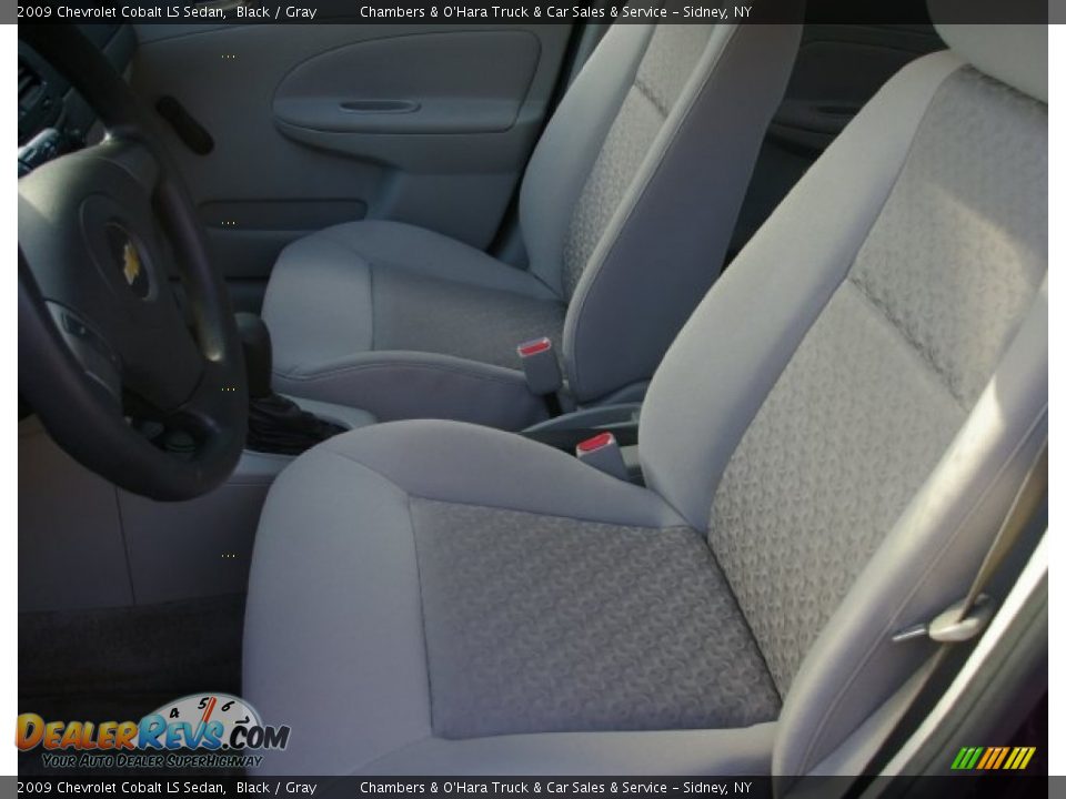 2009 Chevrolet Cobalt LS Sedan Black / Gray Photo #3