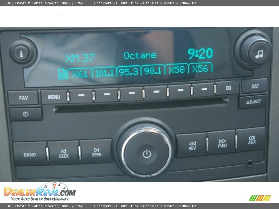 2009 Chevrolet Cobalt LS Sedan Black / Gray Photo #5