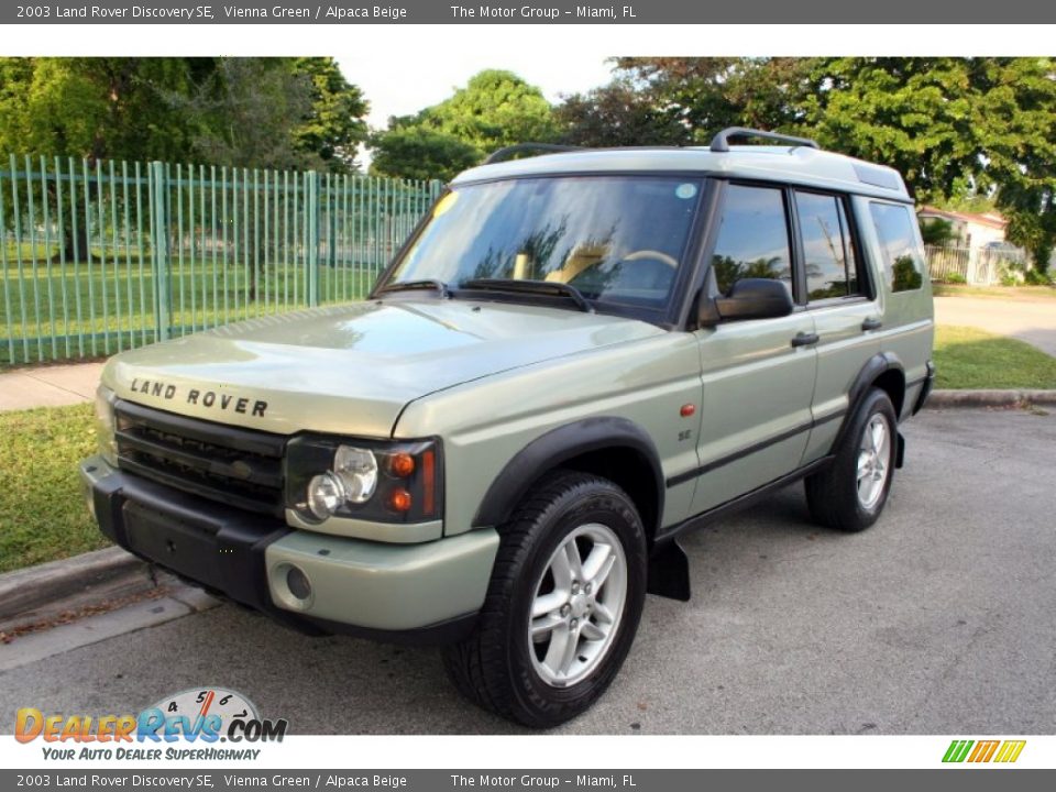 2003 Land Rover Discovery SE Vienna Green / Alpaca Beige Photo #1