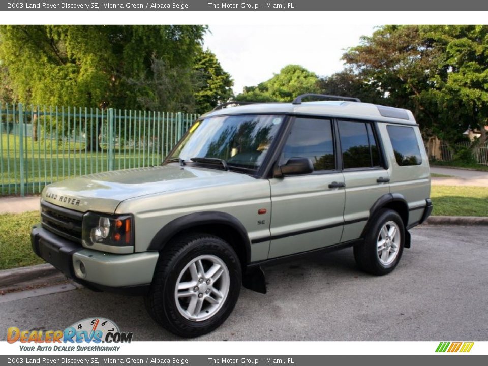 2003 Land Rover Discovery SE Vienna Green / Alpaca Beige Photo #2