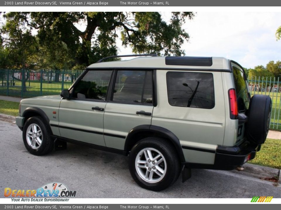 2003 Land Rover Discovery SE Vienna Green / Alpaca Beige Photo #5