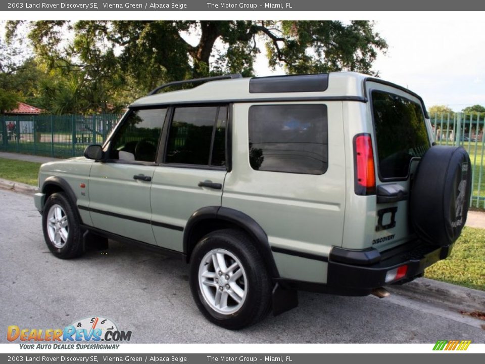 2003 Land Rover Discovery SE Vienna Green / Alpaca Beige Photo #6