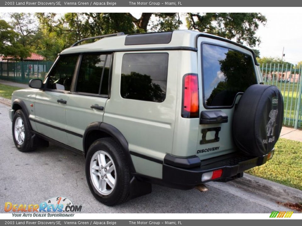 2003 Land Rover Discovery SE Vienna Green / Alpaca Beige Photo #7