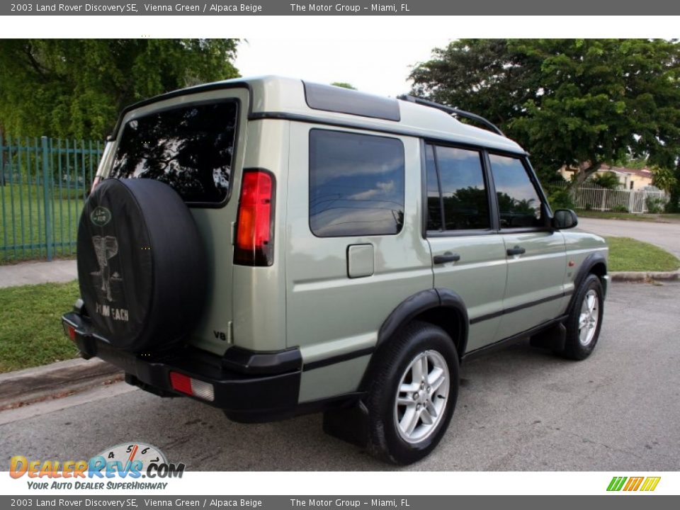 2003 Land Rover Discovery SE Vienna Green / Alpaca Beige Photo #8