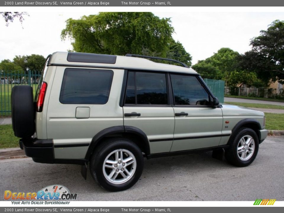 2003 Land Rover Discovery SE Vienna Green / Alpaca Beige Photo #9