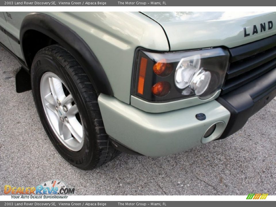 2003 Land Rover Discovery SE Vienna Green / Alpaca Beige Photo #17