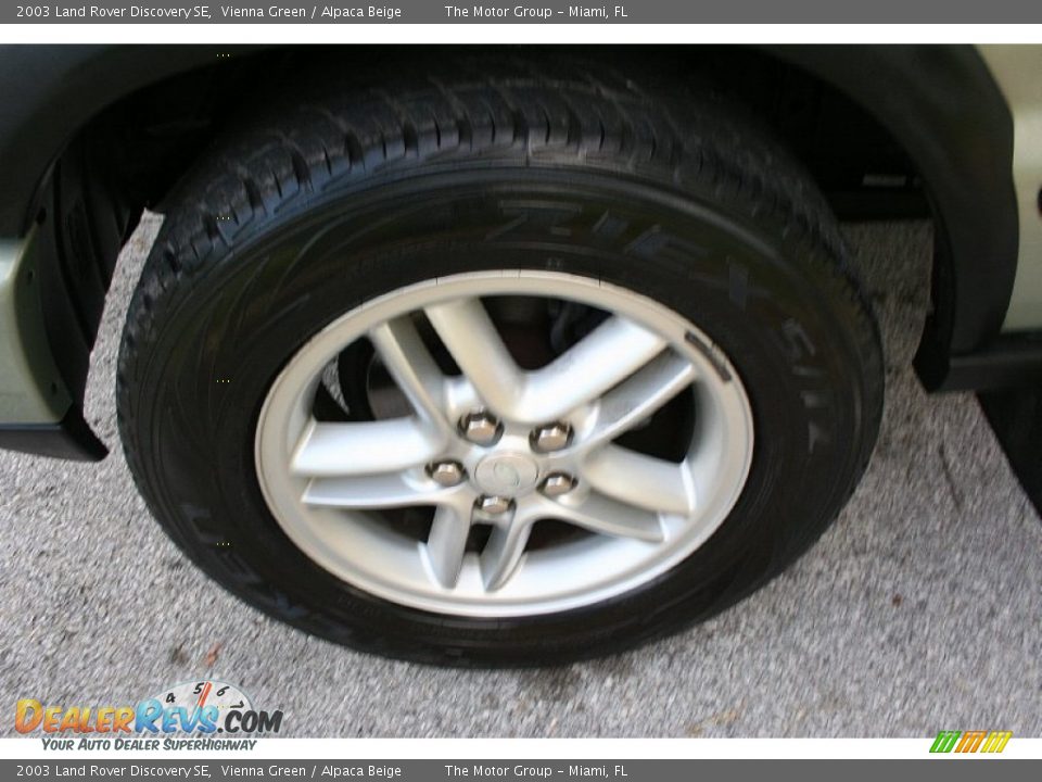 2003 Land Rover Discovery SE Vienna Green / Alpaca Beige Photo #21
