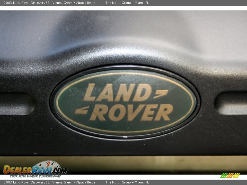 2003 Land Rover Discovery SE Vienna Green / Alpaca Beige Photo #25