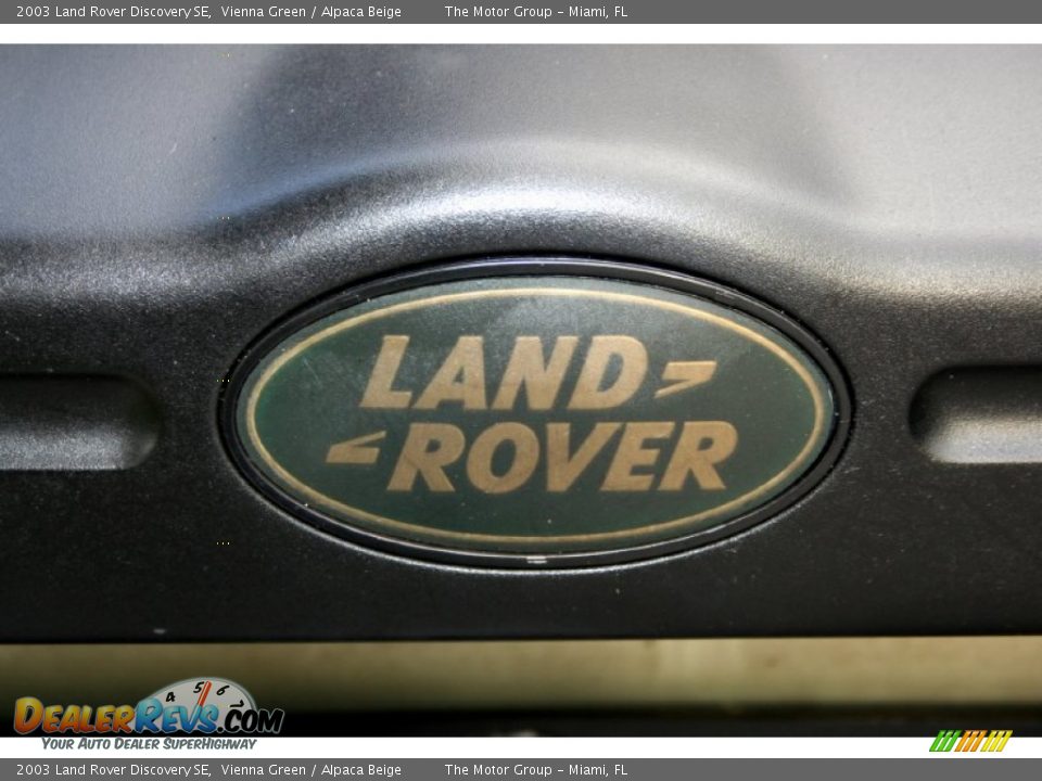 2003 Land Rover Discovery SE Vienna Green / Alpaca Beige Photo #26