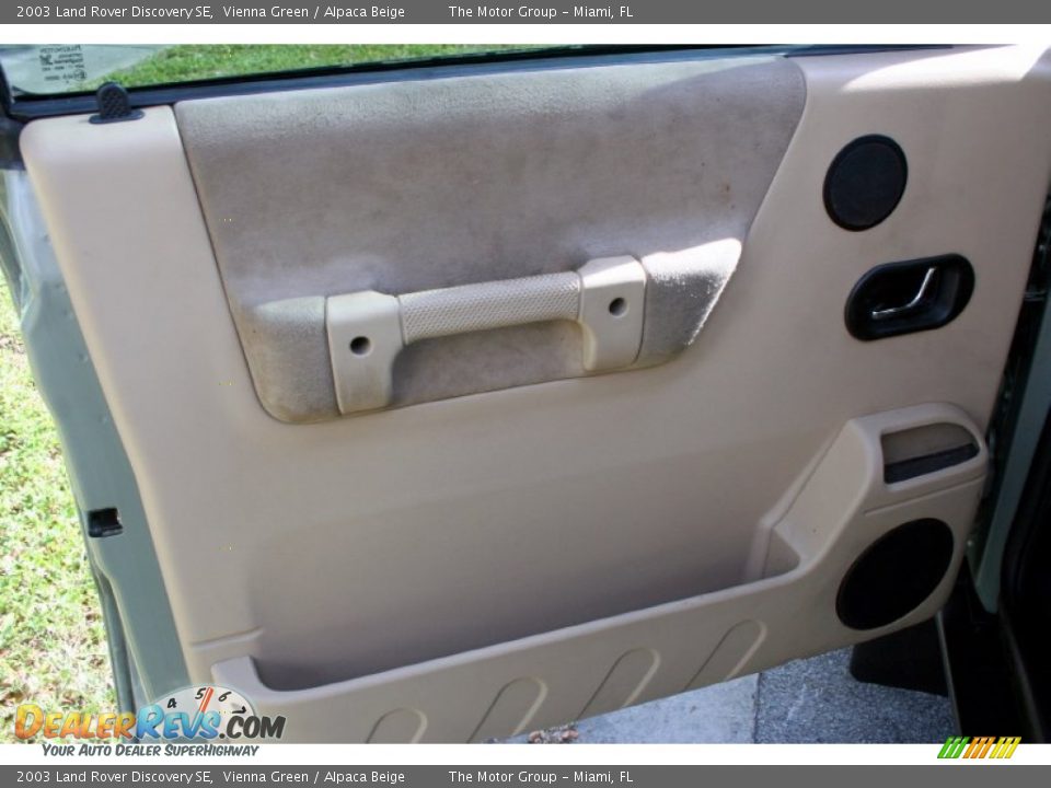 2003 Land Rover Discovery SE Vienna Green / Alpaca Beige Photo #27