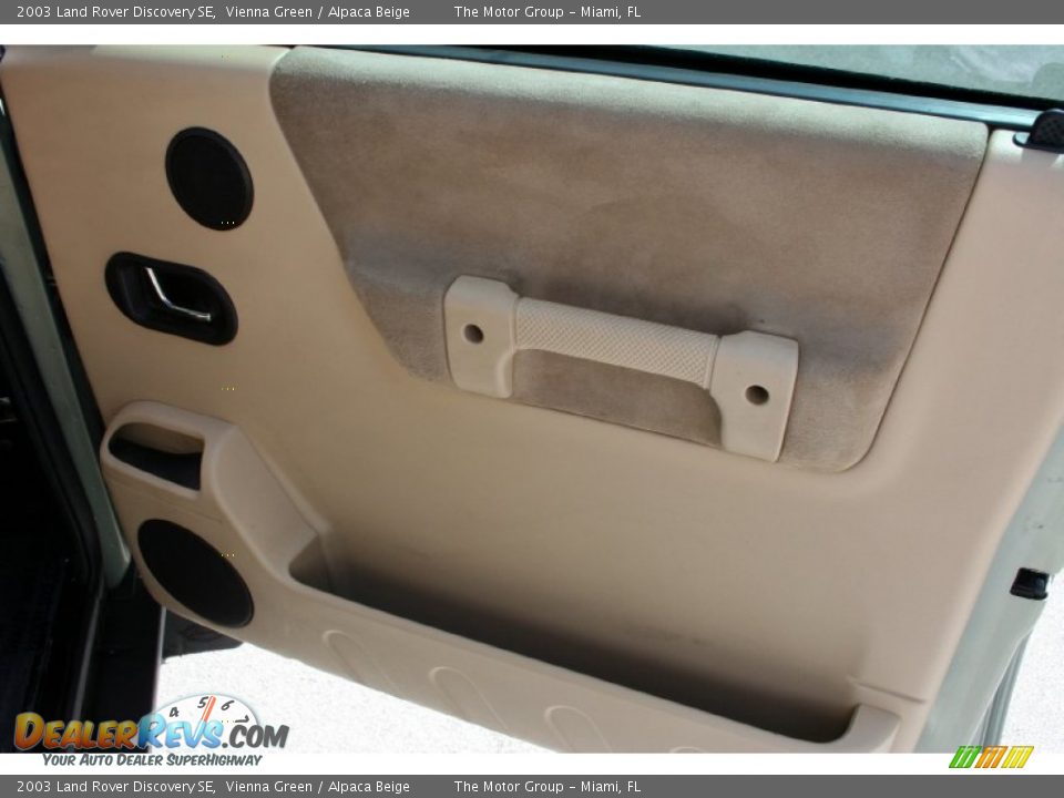 2003 Land Rover Discovery SE Vienna Green / Alpaca Beige Photo #28