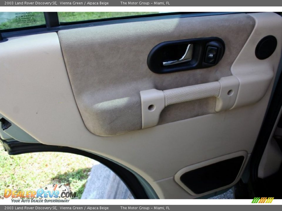 2003 Land Rover Discovery SE Vienna Green / Alpaca Beige Photo #29