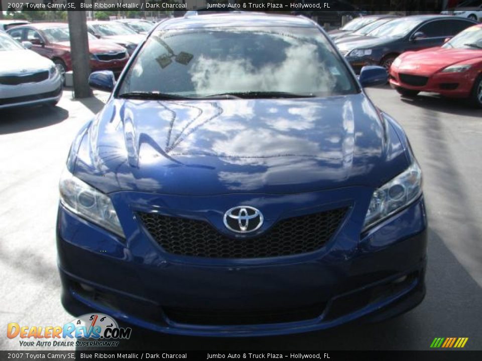 2007 Toyota Camry SE Blue Ribbon Metallic / Dark Charcoal Photo #3