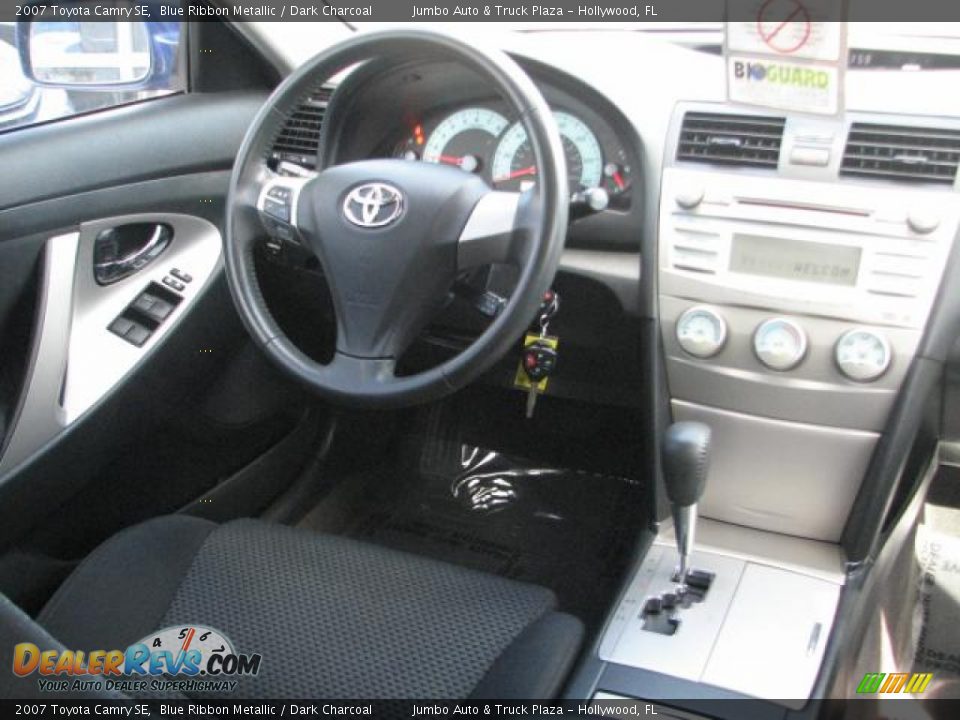 2007 Toyota Camry SE Blue Ribbon Metallic / Dark Charcoal Photo #12