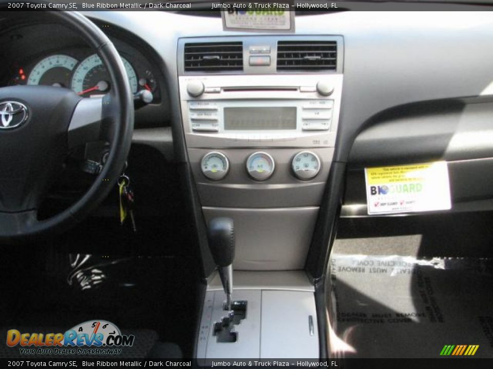 2007 Toyota Camry SE Blue Ribbon Metallic / Dark Charcoal Photo #14