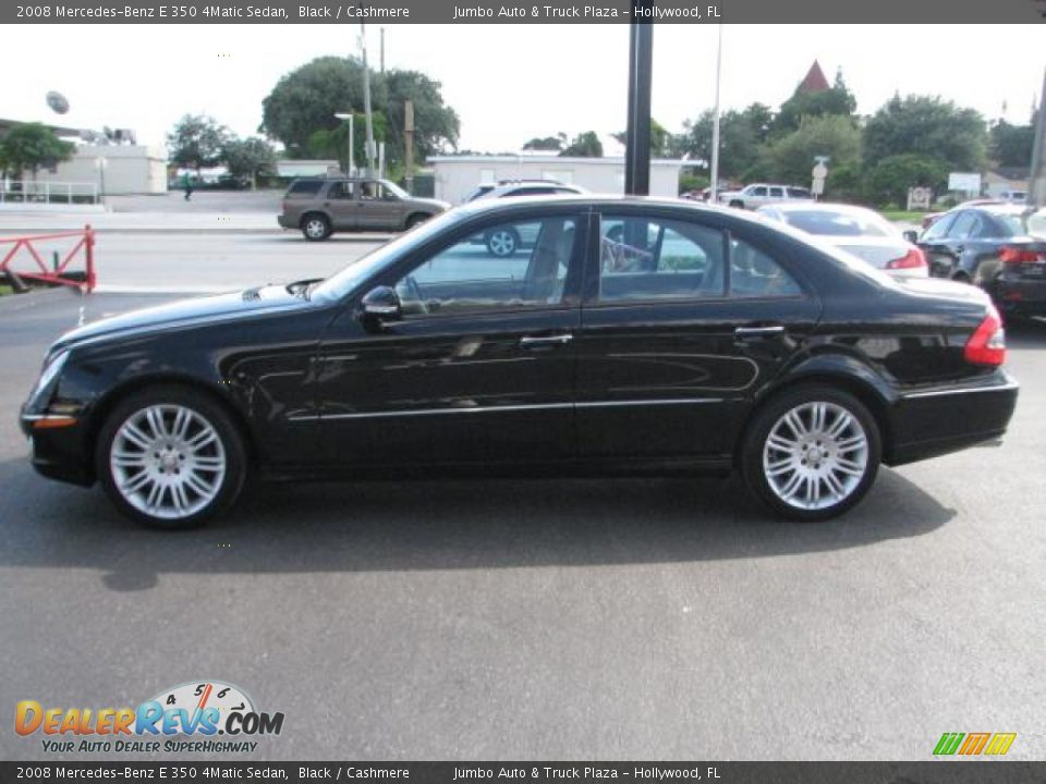 2008 Mercedes-Benz E 350 4Matic Sedan Black / Cashmere Photo #6