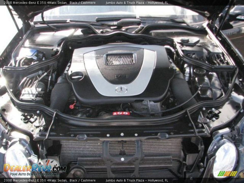 2008 Mercedes-Benz E 350 4Matic Sedan Black / Cashmere Photo #22