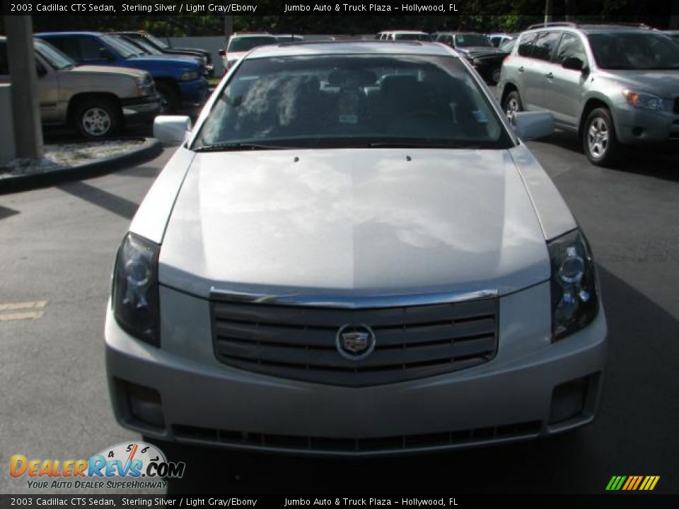 2003 Cadillac CTS Sedan Sterling Silver / Light Gray/Ebony Photo #3
