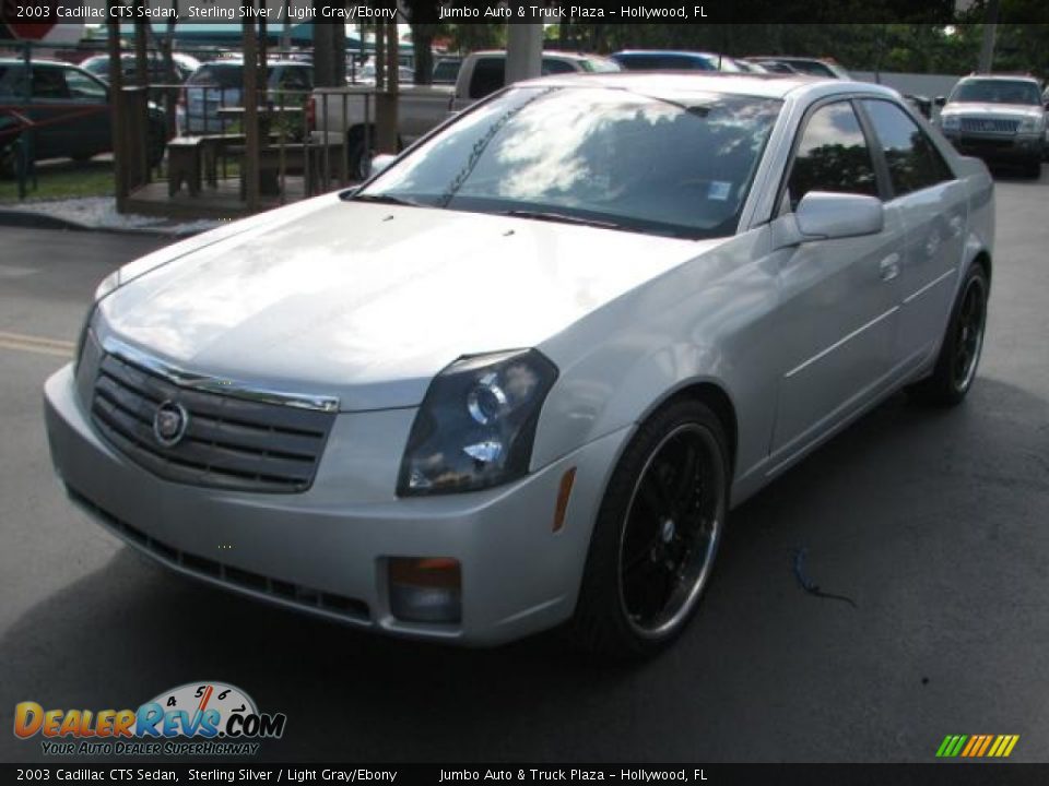 Sterling Silver 2003 Cadillac CTS Sedan Photo #5