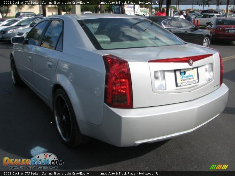 2003 Cadillac CTS Sedan Sterling Silver / Light Gray/Ebony Photo #7