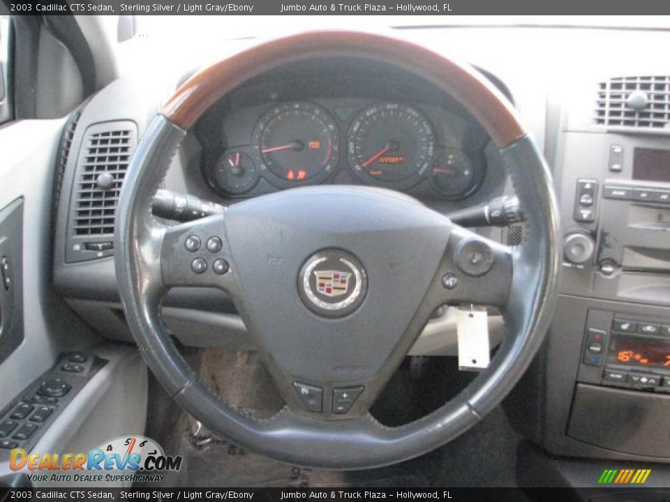 2003 Cadillac CTS Sedan Sterling Silver / Light Gray/Ebony Photo #13