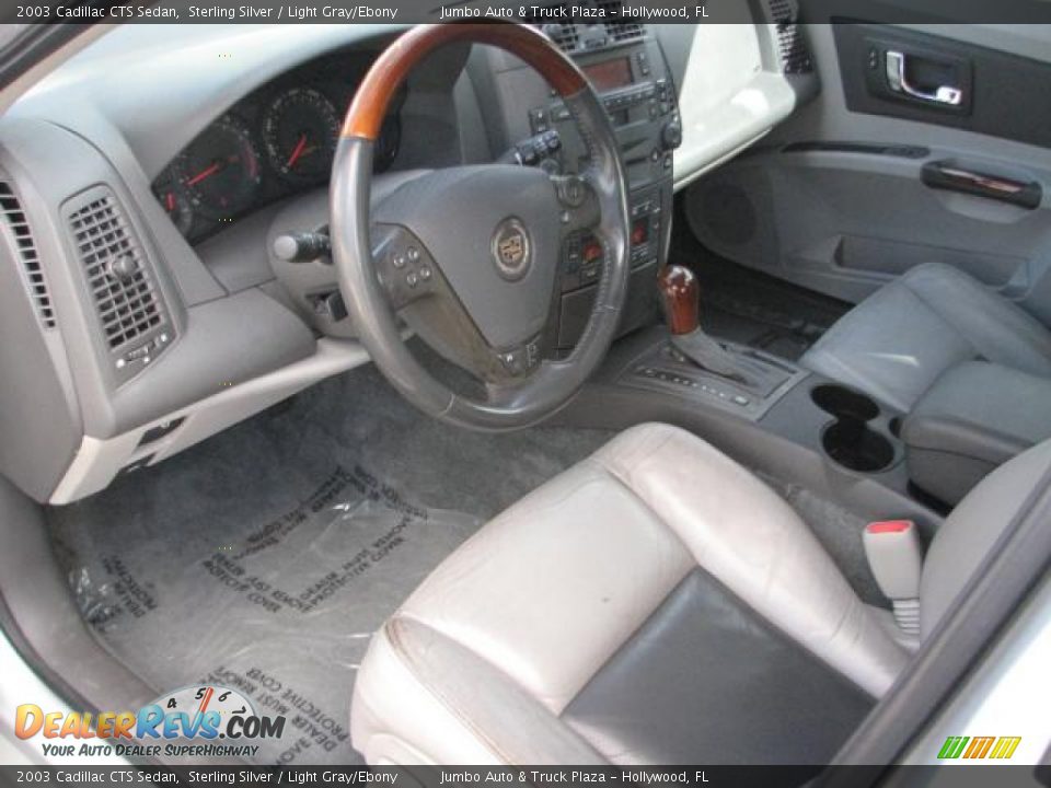 Light Gray Ebony Interior 2003 Cadillac Cts Sedan Photo