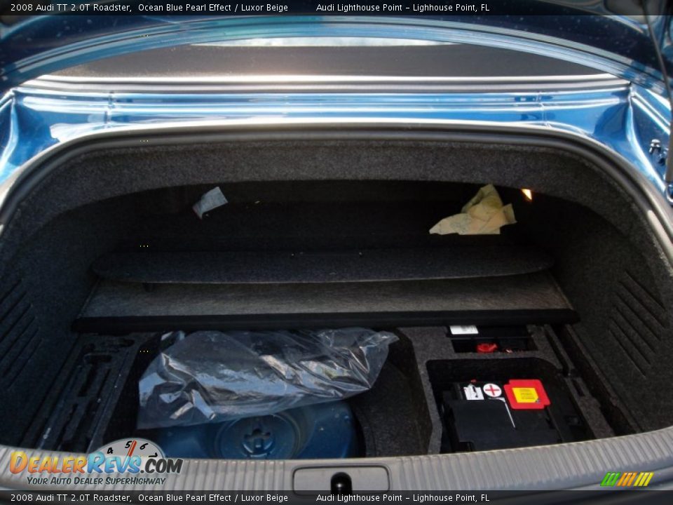 2008 Audi TT 2.0T Roadster Trunk Photo #8