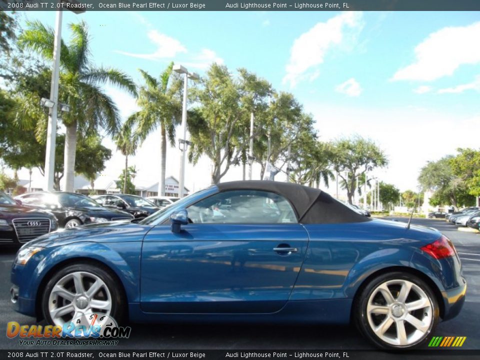 Ocean Blue Pearl Effect 2008 Audi TT 2.0T Roadster Photo #12