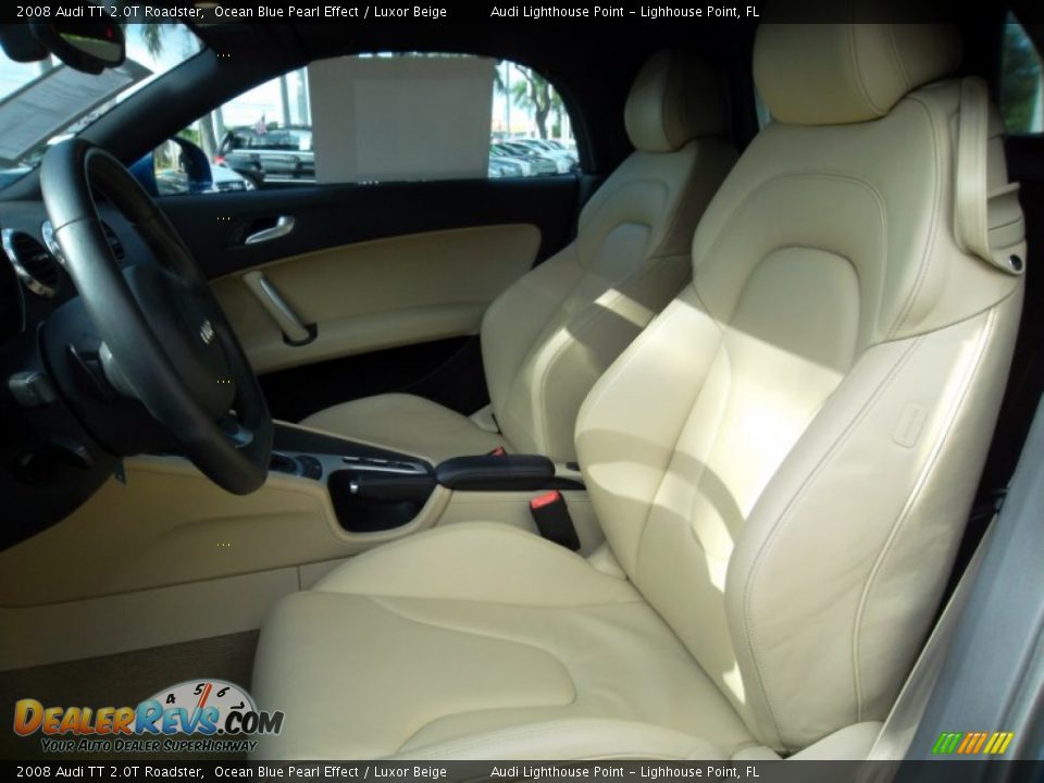 Luxor Beige Interior - 2008 Audi TT 2.0T Roadster Photo #17