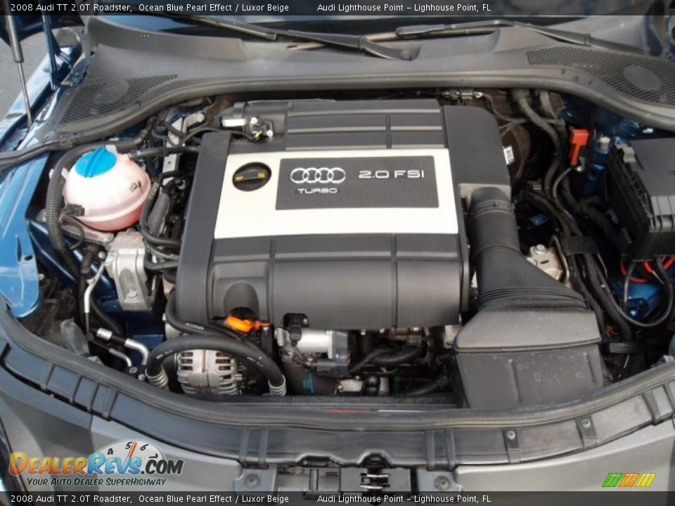 2008 Audi TT 2.0T Roadster 2.0 Liter FSI Turbocharged DOHC 16-Valve VVT 4 Cylinder Engine Photo #28