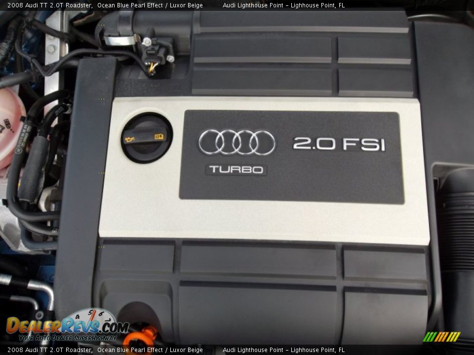 2008 Audi TT 2.0T Roadster 2.0 Liter FSI Turbocharged DOHC 16-Valve VVT 4 Cylinder Engine Photo #29