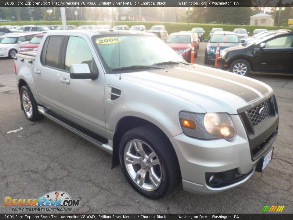 Front 3/4 View of 2009 Ford Explorer Sport Trac Adrenaline V8 AWD Photo #6