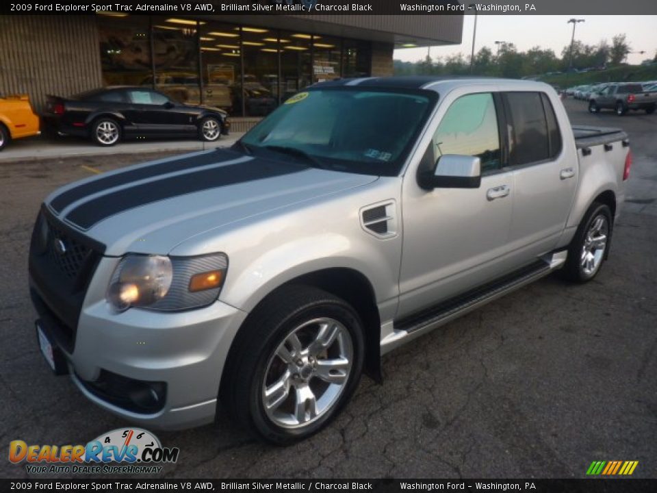 Front 3/4 View of 2009 Ford Explorer Sport Trac Adrenaline V8 AWD Photo #8