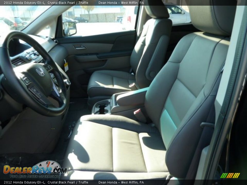 Truffle Interior - 2012 Honda Odyssey EX-L Photo #10