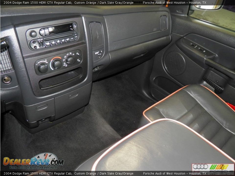 2004 Dodge Ram 1500 HEMI GTX Regular Cab Custom Orange / Dark Slate Gray/Orange Photo #7