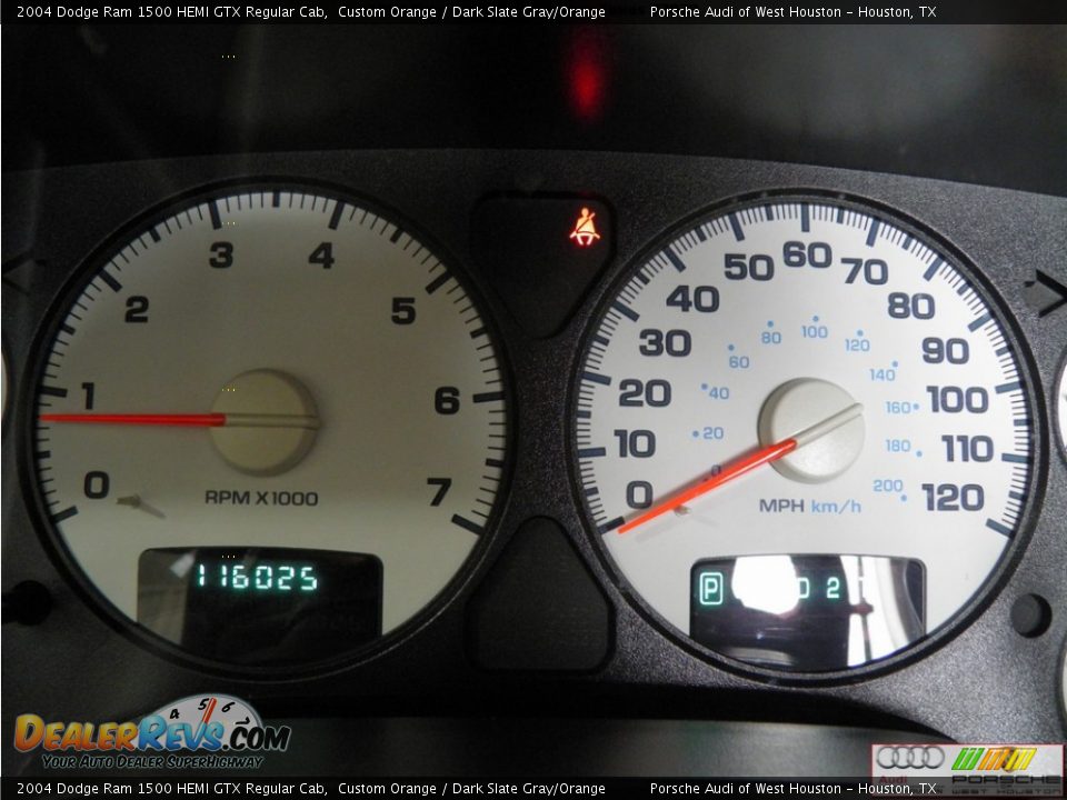 2004 Dodge Ram 1500 HEMI GTX Regular Cab Gauges Photo #8